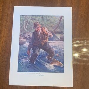 Set of 3 Vintage National Sportsman Magazine Prints